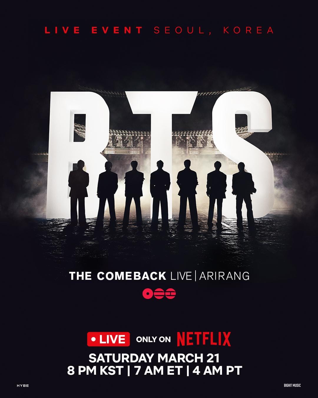 BTS the Comeback Live Arirang (2026) ไลฟ์สด การกลับมาของ BTS